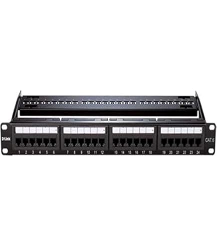 D-Link NPP-C61BLK241 Cat6 24-Port Patch Panel
