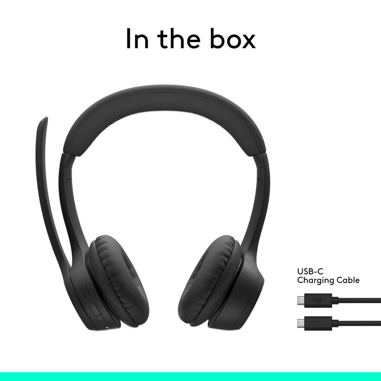 Logitech Zone 300 Bluetooth Headset With Noise Cancelling Mic -981-001407
