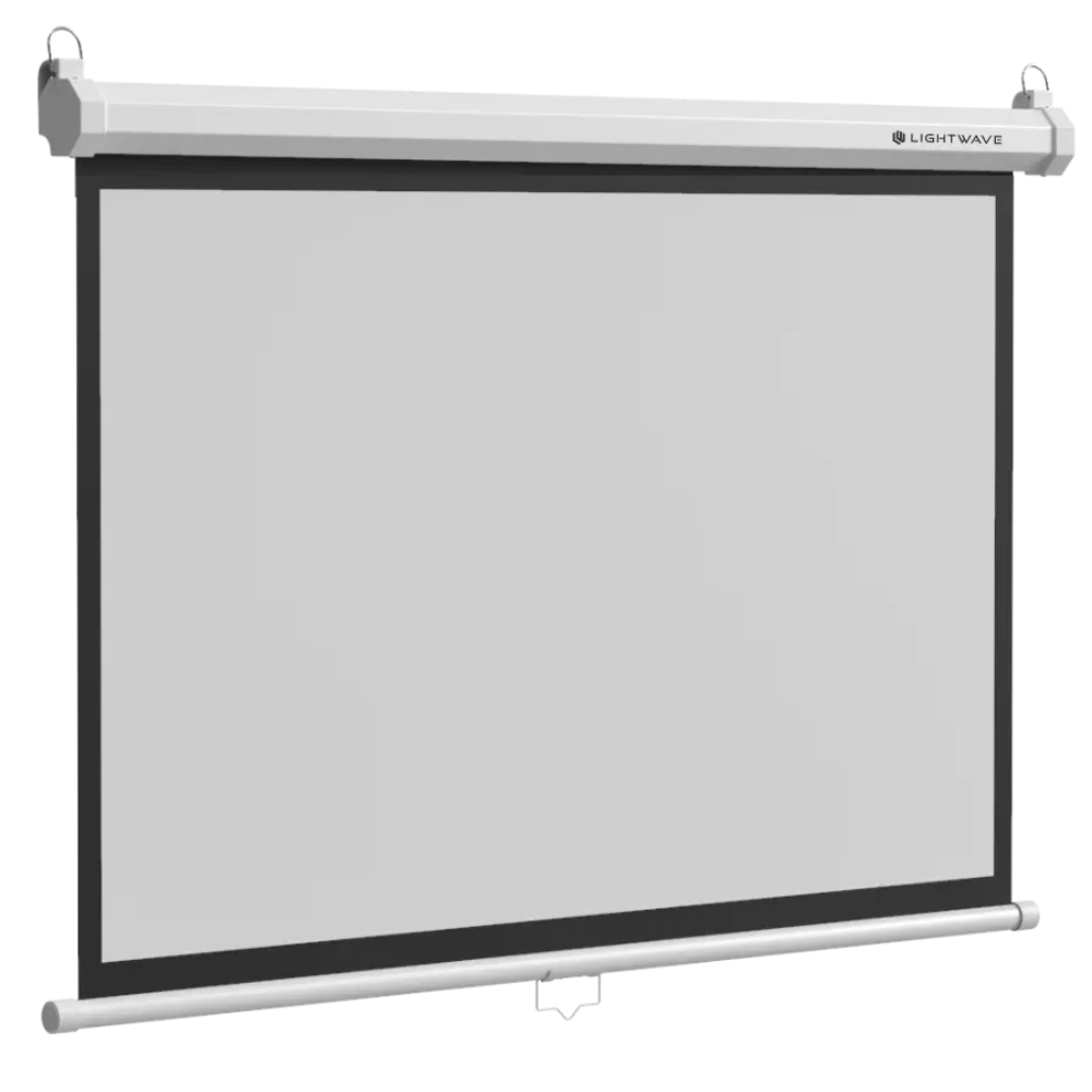Light Wave MPS 240M Manual Projector -Screen 240 x 240cm