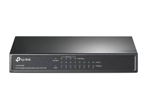 TP-Link 8-Port Gigabit Desktop Switch with 4-Port PoE+ TL-SG1008P