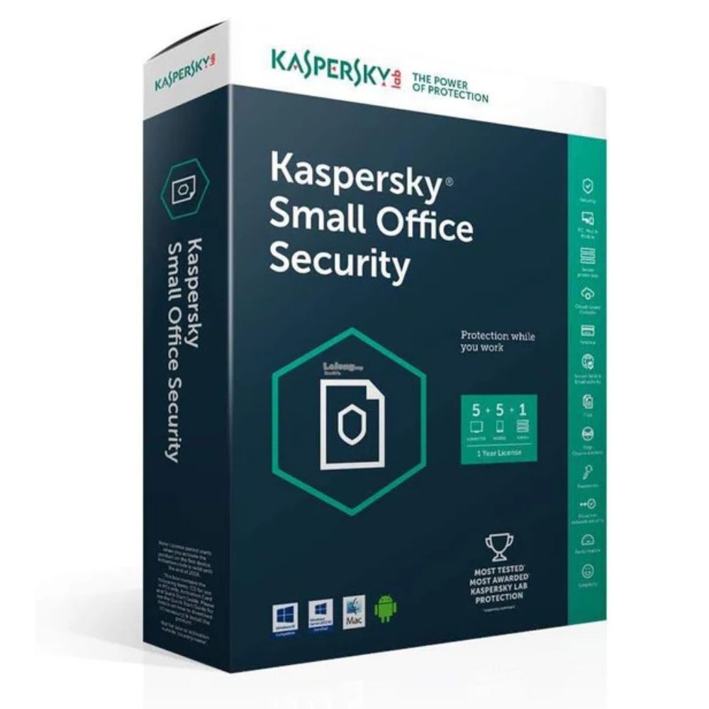 Kaspersky small office 6 user antivirus