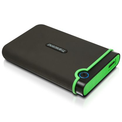 Transcend 2TB USB 3.1 Storejet 25M3 Portable Hard Drive (Iron Gray)