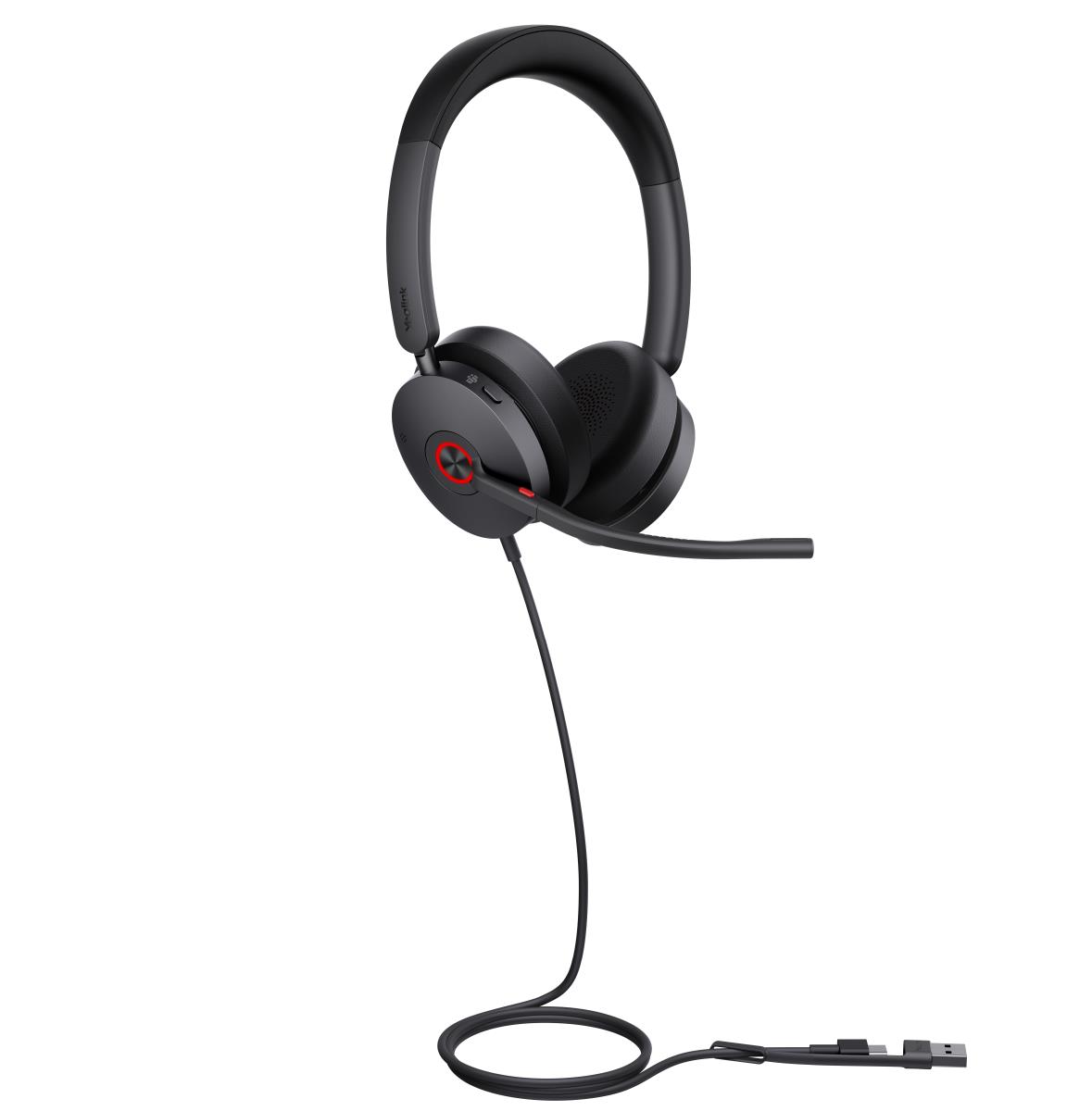 Yealink UH48 Dual Teams USB‑C/A Corded USB Headset-1308151