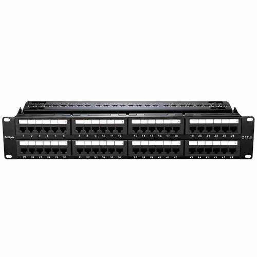 D-Link NPP-C61BLK481 48 Port Cat6 Unshielded Patch Panel