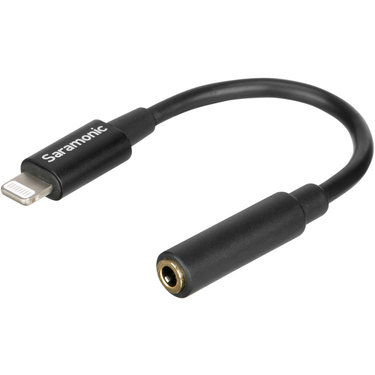 Saramonic SR-C2002 3.5mm TRRS Female to Lightning Adapter Cable