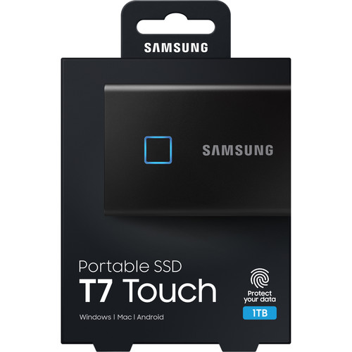 Samsung T7 Touch 1TB Portable SSD Fingerprint Security MU-PC1T0K