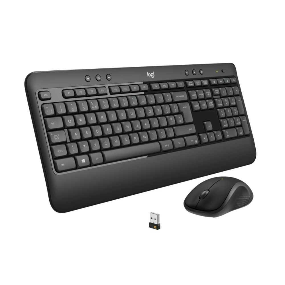 Logitech MK540 Advanced Wireless Keyboard and Mouse Combo Carbon (920-008685)